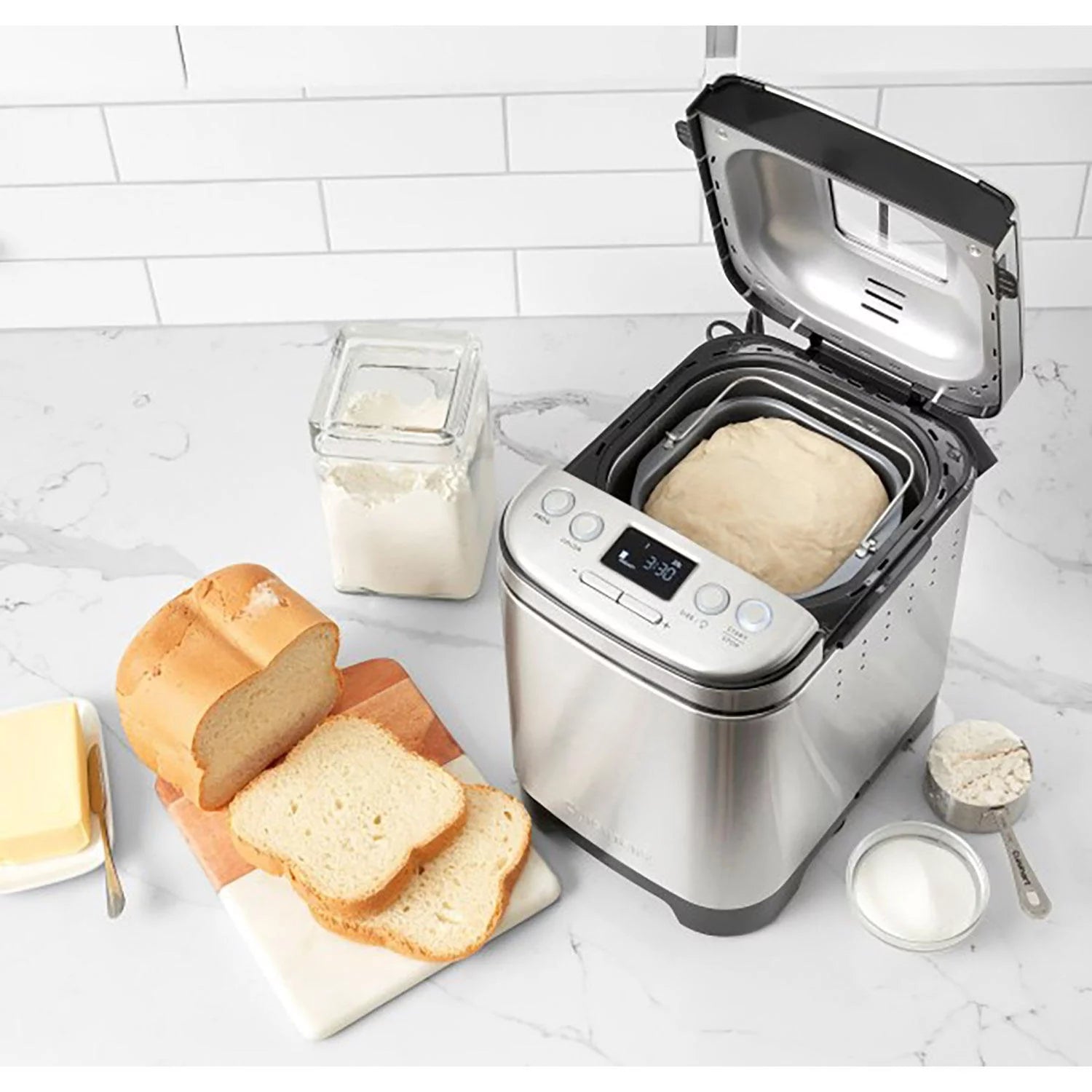Cuisinart Compact Stainless Steel Automatic Bread Maker S64309