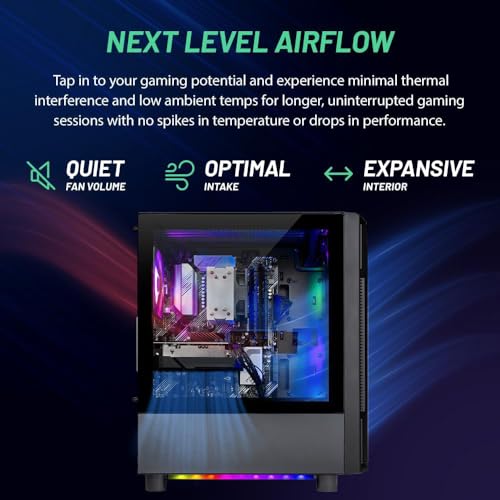 Skytech Nebula Gaming PC Desktop, Ryzen 5 5600, RTX 3050, 1TB SSD, 16GB RAM Q7363