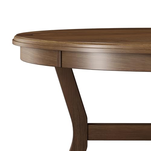 Hillsdale Furniture Cooper Convertible Wood Poker Game Table, Brown W142496