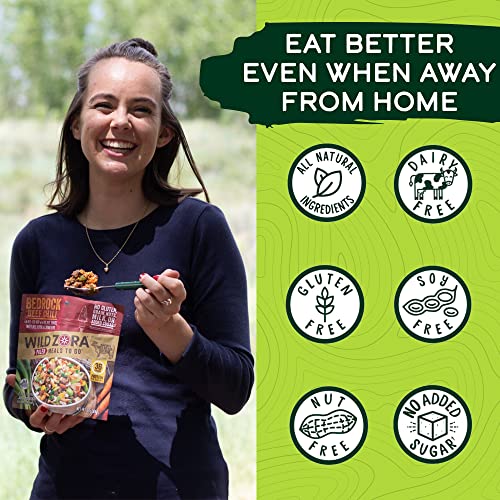 Wild Zora Paleo Freeze Dried Meals for Backpacking & Camping, Gluten Free, Variety 7-Pack C34212