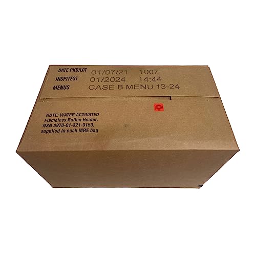 Ammo Can Man Military MREs 2024 Inspection Random Menu Complete Nutritional Meals Made in USA Y7547