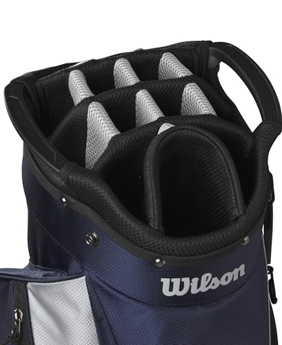 Wilson Feather Golf Cart Bag - Black/Grey/Red V219140
