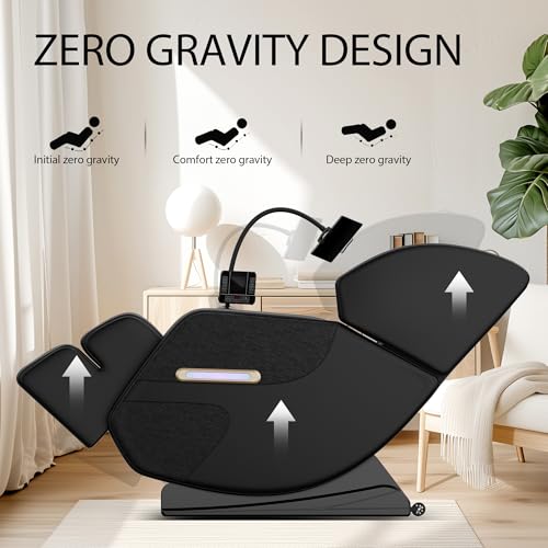 Gold Full Body Massage Chair with Airbags and Foot Roller C8518