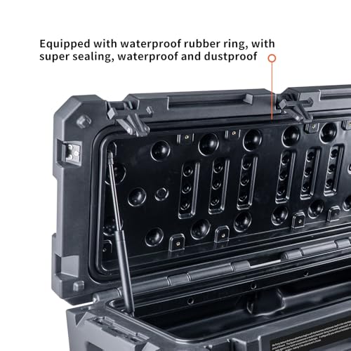 RUGCEL 98L Waterproof Overland Car Roof Storage Box Y332766