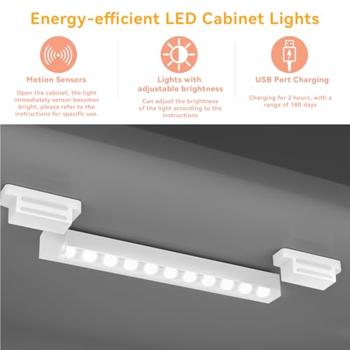 50" LED Kitchen Pantry Cabinet with Doors and Adjustable Shelves N13021