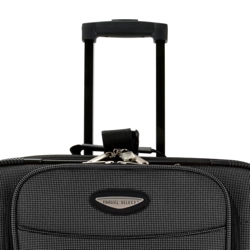 Travel Select Amsterdam 4-Piece Softside Expandable Luggage Set, Gray V976