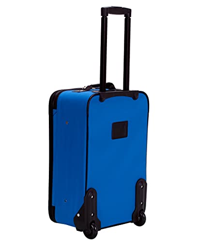Rockland Journey Softside Upright Luggage Set, Expandable, 4-Piece K56322