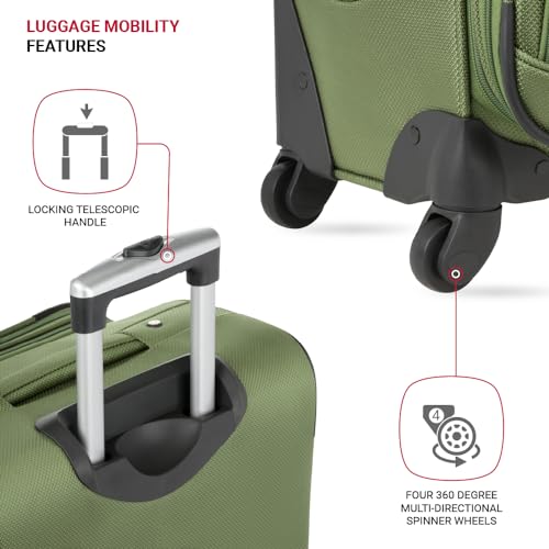 SwissGear Sion Softside Expandable Roller Luggage 3 Piece Set N784870