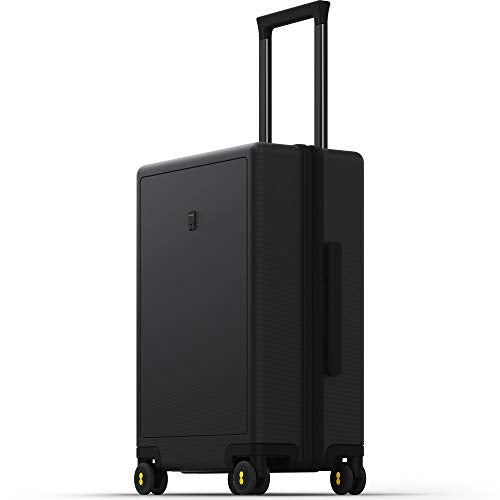 LEVEL8 Hard Shell Carry-On Luggage with TSA Lock, 20 Inch, Black V41961