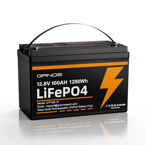 12V 100Ah LiFePO4 Battery Group 31 with Built-in 100A BMS G9732