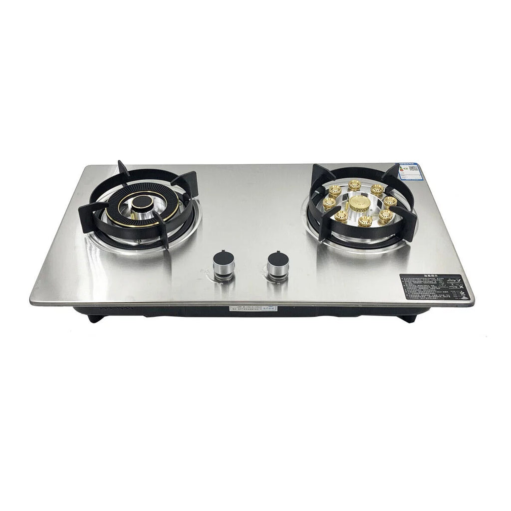 28'' Stainless Built-in Propane Gas Stove Double Burner S57899