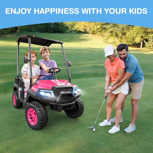 R9 24V Kids Golf Cart 4 Seats 4WD Electric Car with Remote Control L1939