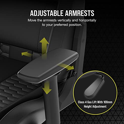 Corsair TC100 Relaxed Gaming Chair Fabric Gray Black A68468
