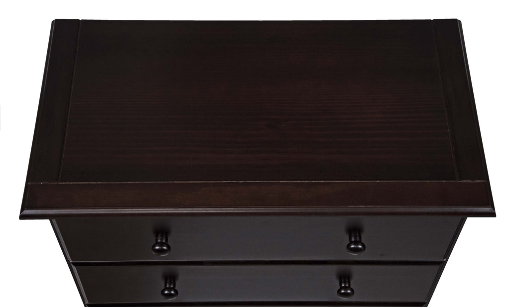 Palace Imports 5-Drawer Solid Wood Chest, Java H145528