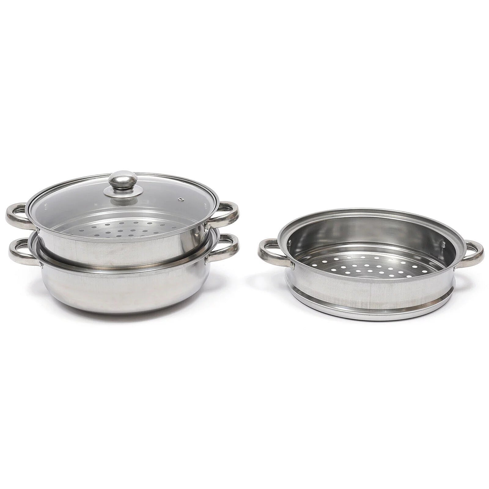 Fichiouy Chinese Steamer 3 Tier with Lid X83558