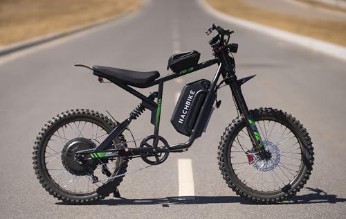 50MPH Electric Dirt Bike for Adults, 4000W, 60V25Ah, Full Suspension H888527