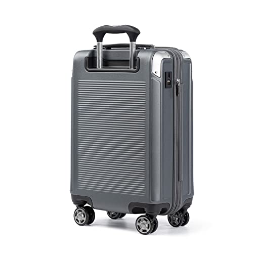 Travelpro Platinum Elite Hardside Expandable Carry-On Luggage, 8 Wheel Spinner, TSA Lock, 20-Inch X826544