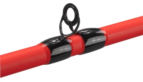 Lew's MACH Smash Baitcast Reel and Fishing Rod Combo, IM6 Graphite, Red P923