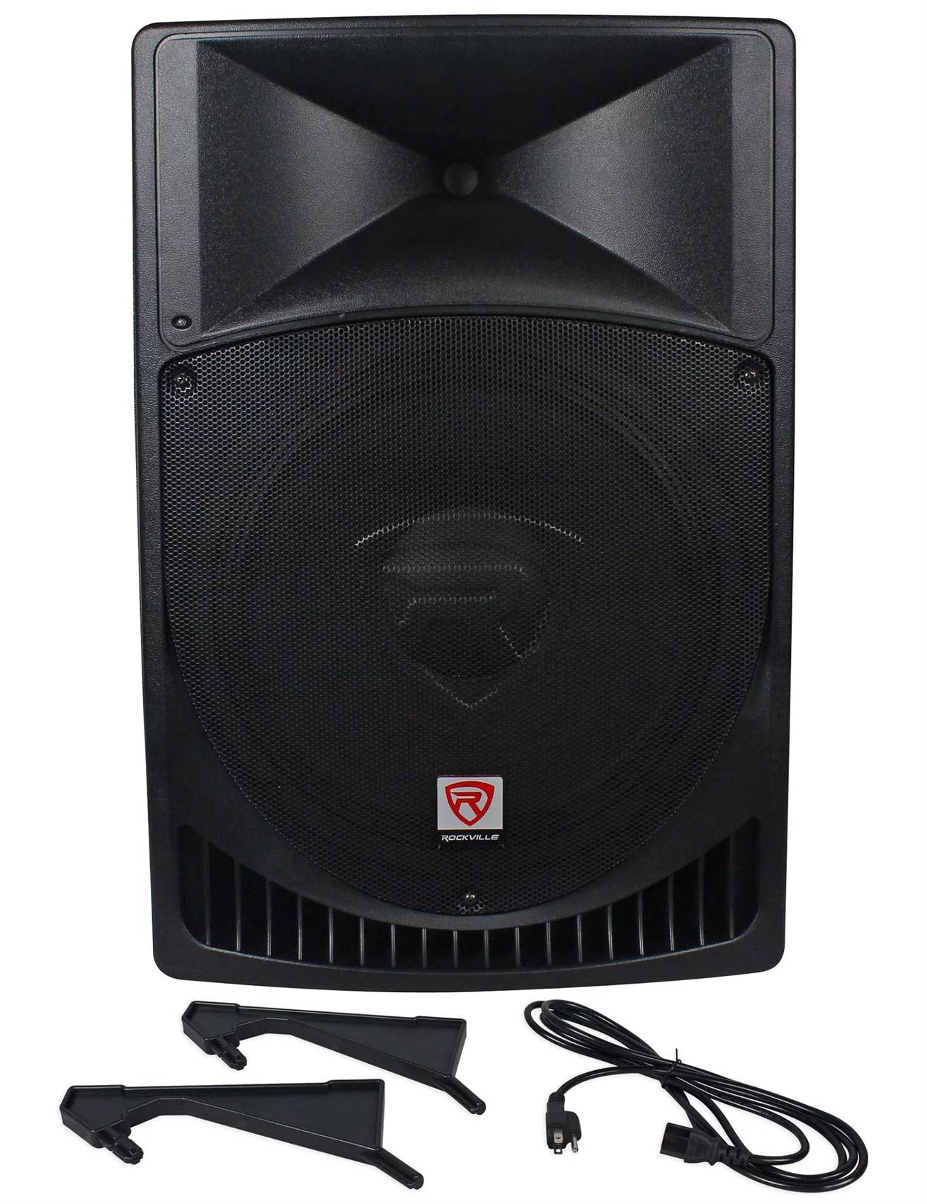 Rockville Power Gig RPG15 15" Powered 2000W 2-Way DJ PA Speakers M317