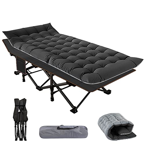NAIZEA Folding Camping Cot for Adults, Adjustable Reclining Chair N72576