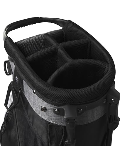 Wilson Feather Golf Cart Bag - Black/Grey/Red V219140