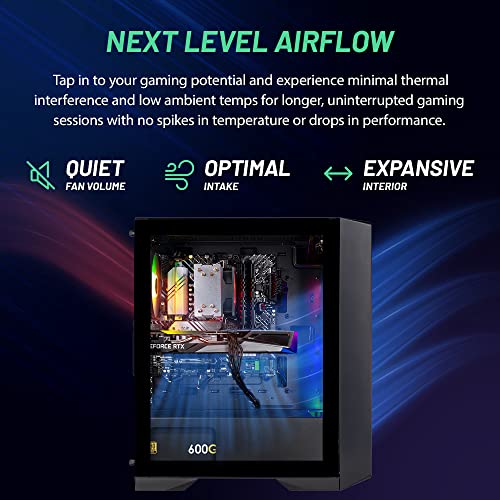 Skytech Nebula Gaming PC Desktop, Ryzen 5 5600, RTX 3050, 1TB SSD, 16GB RAM Q7363