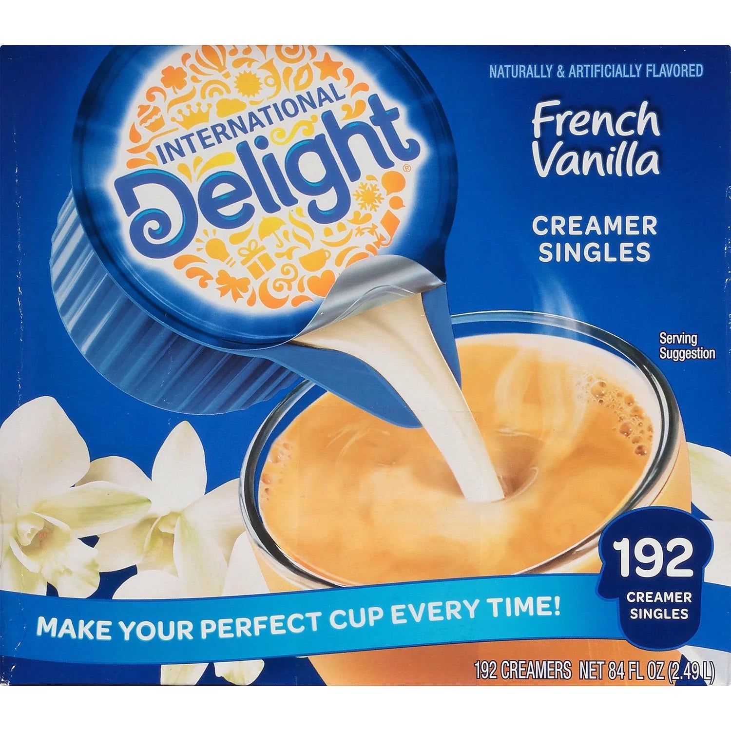 International Delight French Vanilla Creamer Liquid 192 Ct P11474