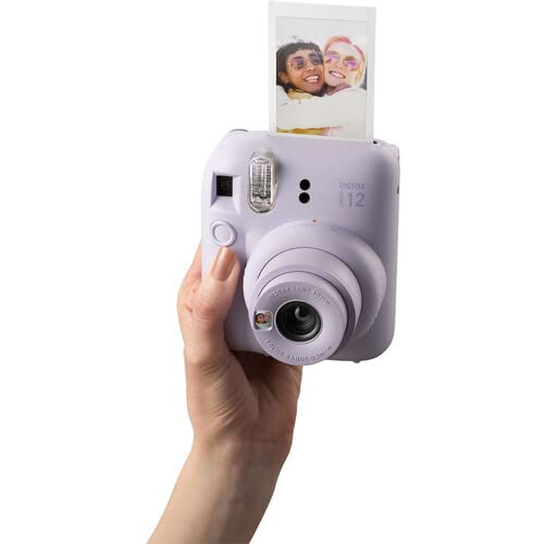 Fujifilm Instax Mini 12 Instant Camera Pastel Blue with 40 Sheets Film Bundle R3418