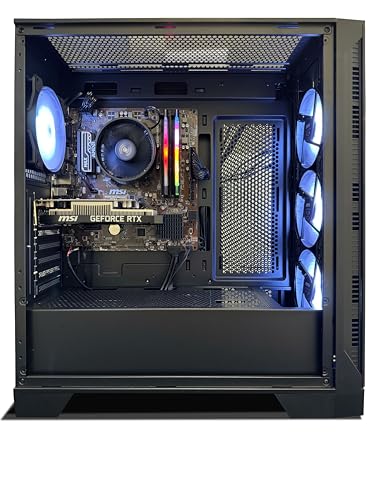 Tomcat Desktop Pc Ryzen 5 5500, RTX 3050 6GB, (2 * 8GB) 16 Gb RAM 3600 RGB, SSD 480GB M.2 NVME, W11, WiFi Ready, Mouse and Keyboard, 1 Year Manufacturer