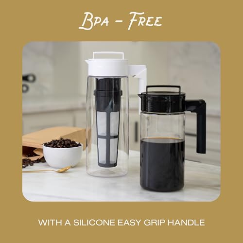Takeya Tritan Cold Brew Coffee Maker - 1 Quart, Black W8574
