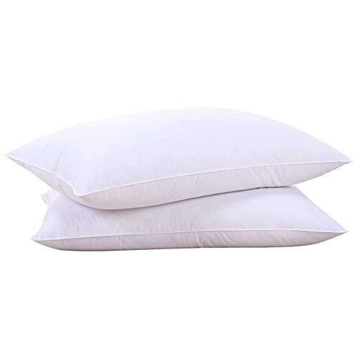 puredown® Goose Feathers and Down White Pillows King Size Set of 2 G471477