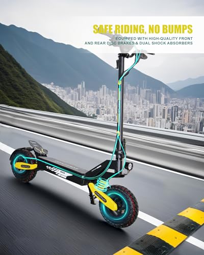 Electric Scooter for Adults, 1200W Motor, 31 MPH, 11" Off-Road Tires Z5824