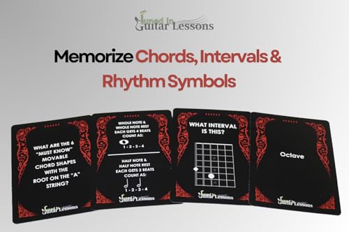 Fretboard Memorization Deck Guitar Flash Cards, 54-Card Pack P630230