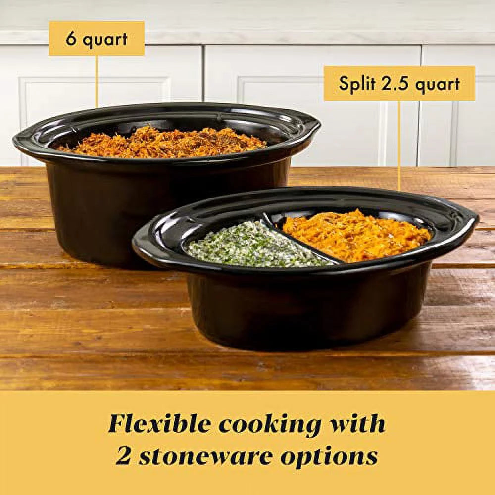 Crockpot™ Choose-a-Crock 6-Quart Programmable Slow Cooker, Stainless Steel W147036