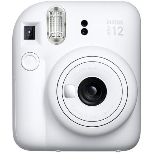 Fujifilm Instax Mini 12 Instant Camera Pastel Blue with 40 Sheets Film Bundle R3418