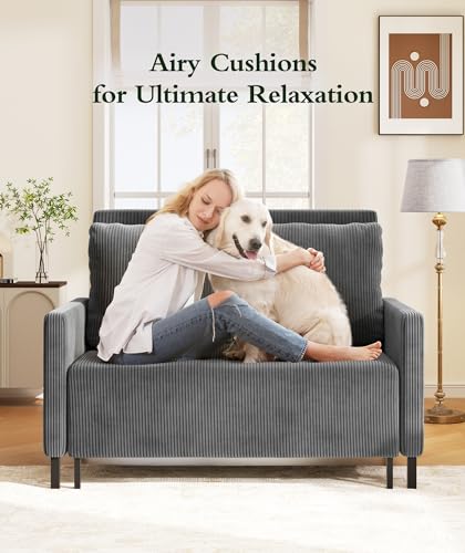 3 in 1 Convertible Sleeper Chair Sofa Bed with Adjustable Backrest, Blue M92497