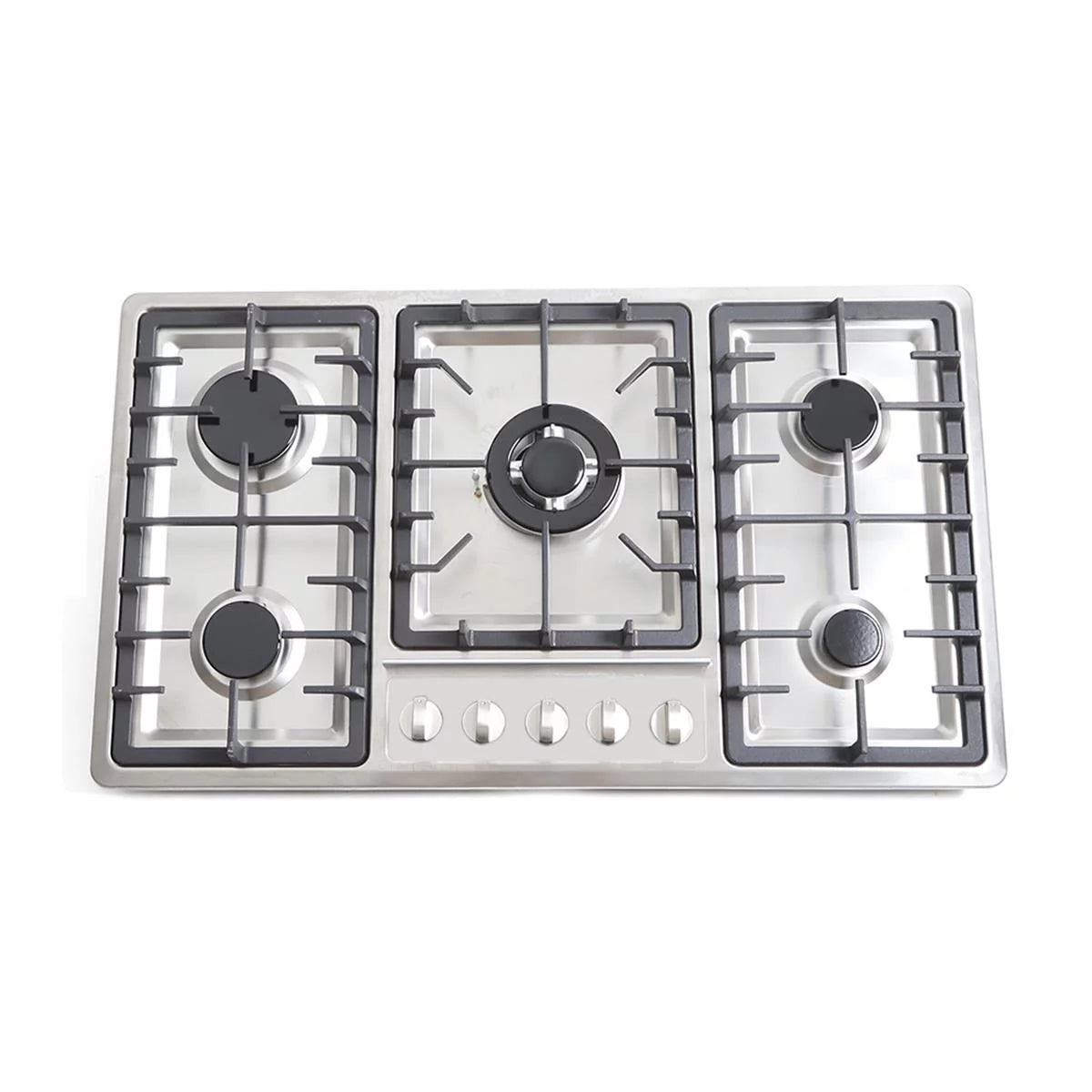 WUZSTAR Built-In 5 Burner Gas Cooktop, Stainless Steel Z553035