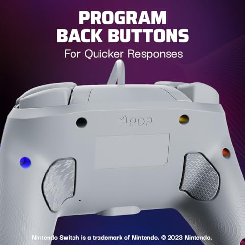 PDP Afterglow Wave Wireless RGB Gaming Controller for Nintendo Switch, Black I1528