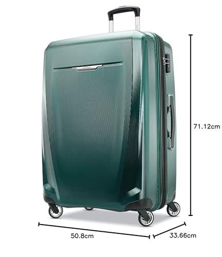 Samsonite Winfield 3 DLX Hardside Expandable Luggage, Silver, Carry-On 20-Inch F64293