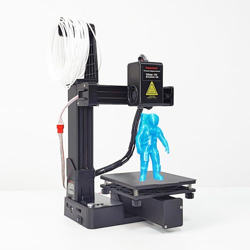 Mini 3D Printer for Beginners, High Speed & Precision, 100x100x100mm, Black E467509