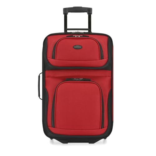 U.S. Traveler Rio Expandable Carry-on Luggage, Orange R95197