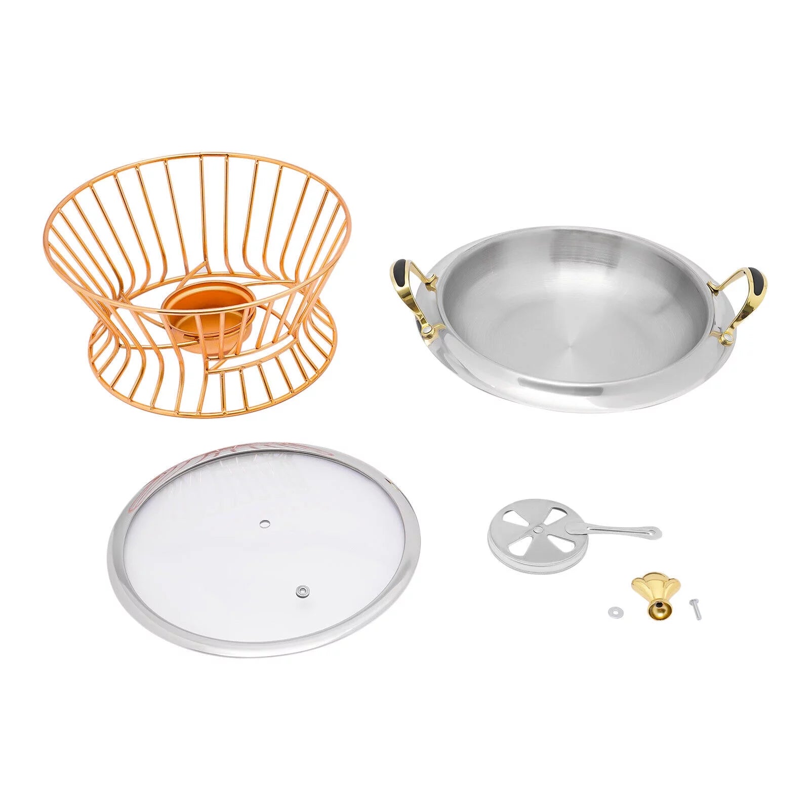 2L Non-stick Chafing Dish Food Warmer Buffet Adjustable W91839