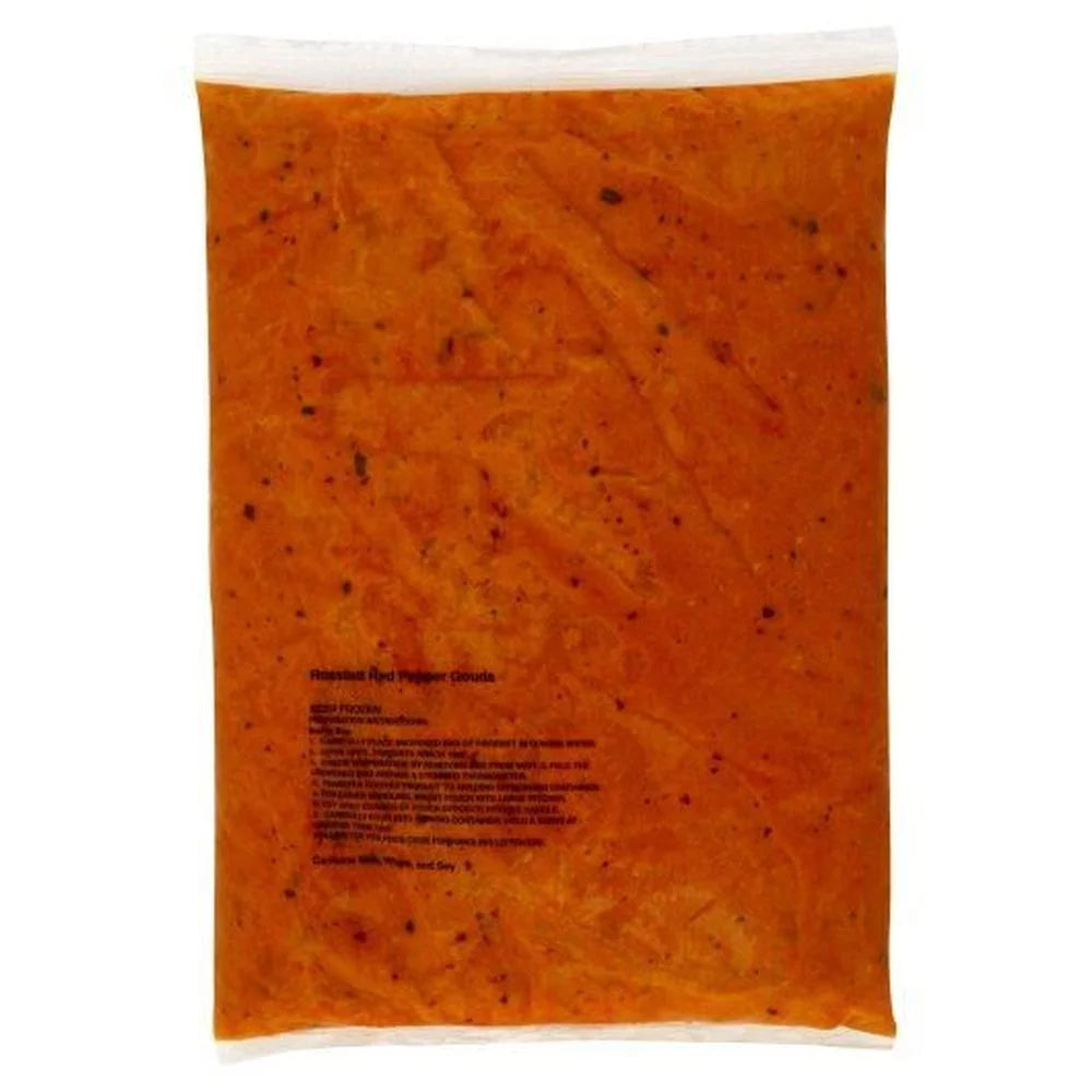 Chef Francisco Roasted Red Pepper and Gouda Bisque, 4 Pound -- 4 per case