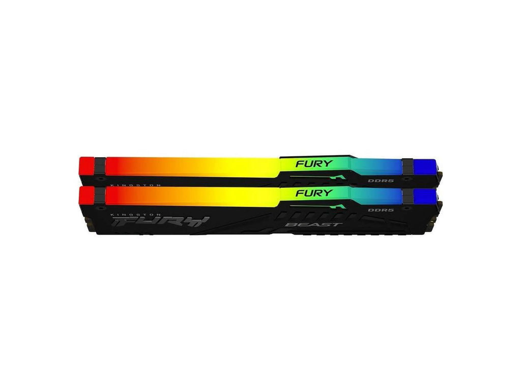 Kingston FURY Beast RGB 32GB (2 x 16GB) DDR5 6000 Desktop Memory W27660