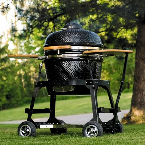 GRILLA Kong Ceramic Kamado Grill with Adjustable Vent, 600 sq in Cooking Area A38029