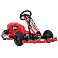 Go Kart Electric Drift Kart, 36v Go Cart with Adjustable Body Length,3 Speed Mode,Fast 350w Motor,Max Load 187lbs,Max Speed 16 Mph, Crazy Cart Ride On Toy for Kids Ages 6-12