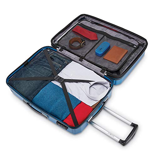 Samsonite Winfield 3 DLX Hardside Expandable Luggage, Silver, Carry-On 20-Inch F64293