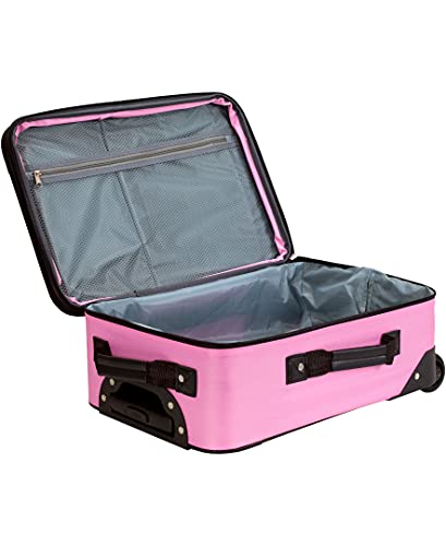 Rockland Journey Softside Upright Luggage Set, Expandable, 4-Piece K56322