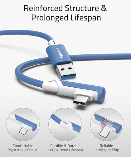 Syntech Link Cable 16FT USB 3.0 to USB C for Meta Quest 3/3S/2, PCVR & SteamVR X45404
