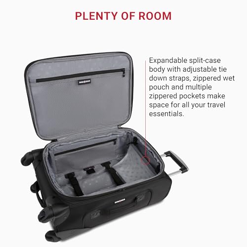 SwissGear Sion Softside Expandable Roller Luggage 3 Piece Set N784870